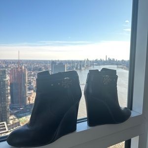 Tory Burch wedge boots